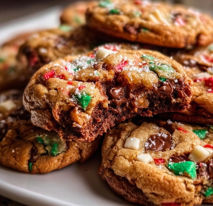 Christmas Kitchen Sink Cookies