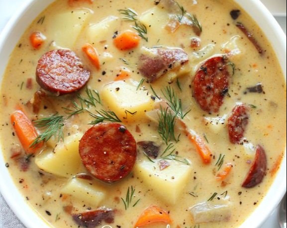 Sopa de Patata Polaca (Kartoflanka)