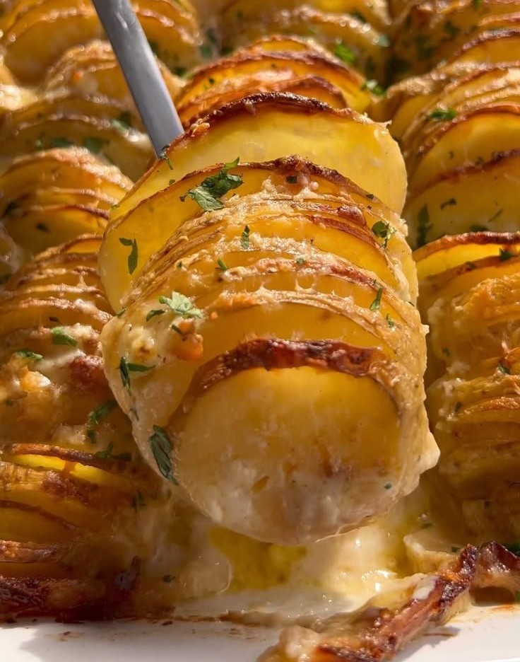 Papas Gratinadas Fáciles con Queso