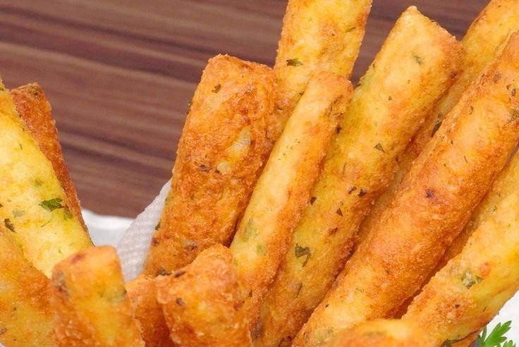 Bocadillo de papas con queso