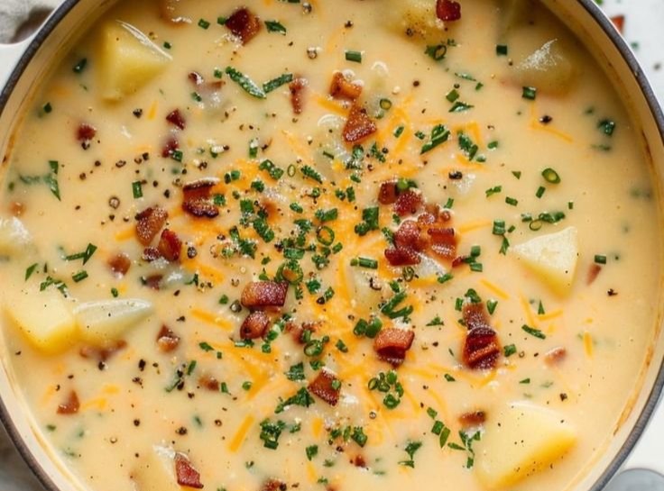 Sopa de Papa Cargada