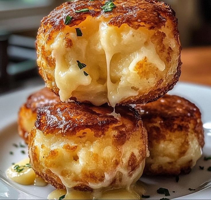 Bocaditos de Queso de Puré de Papas