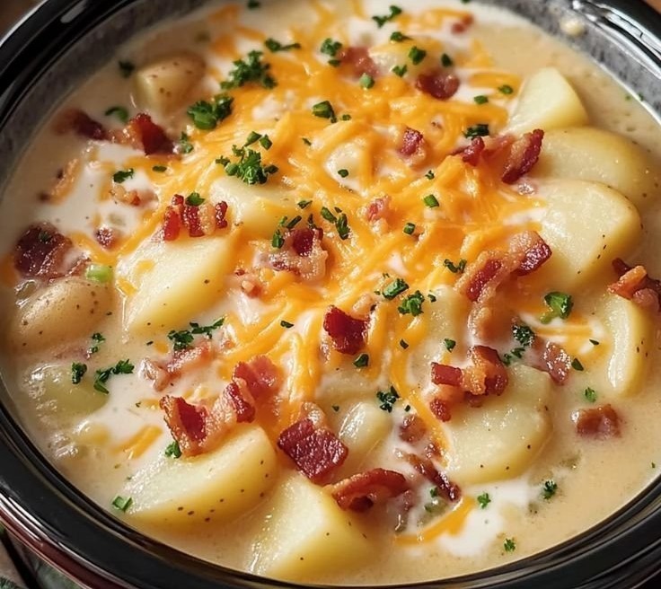 Crock Pot Crack Potato Soup