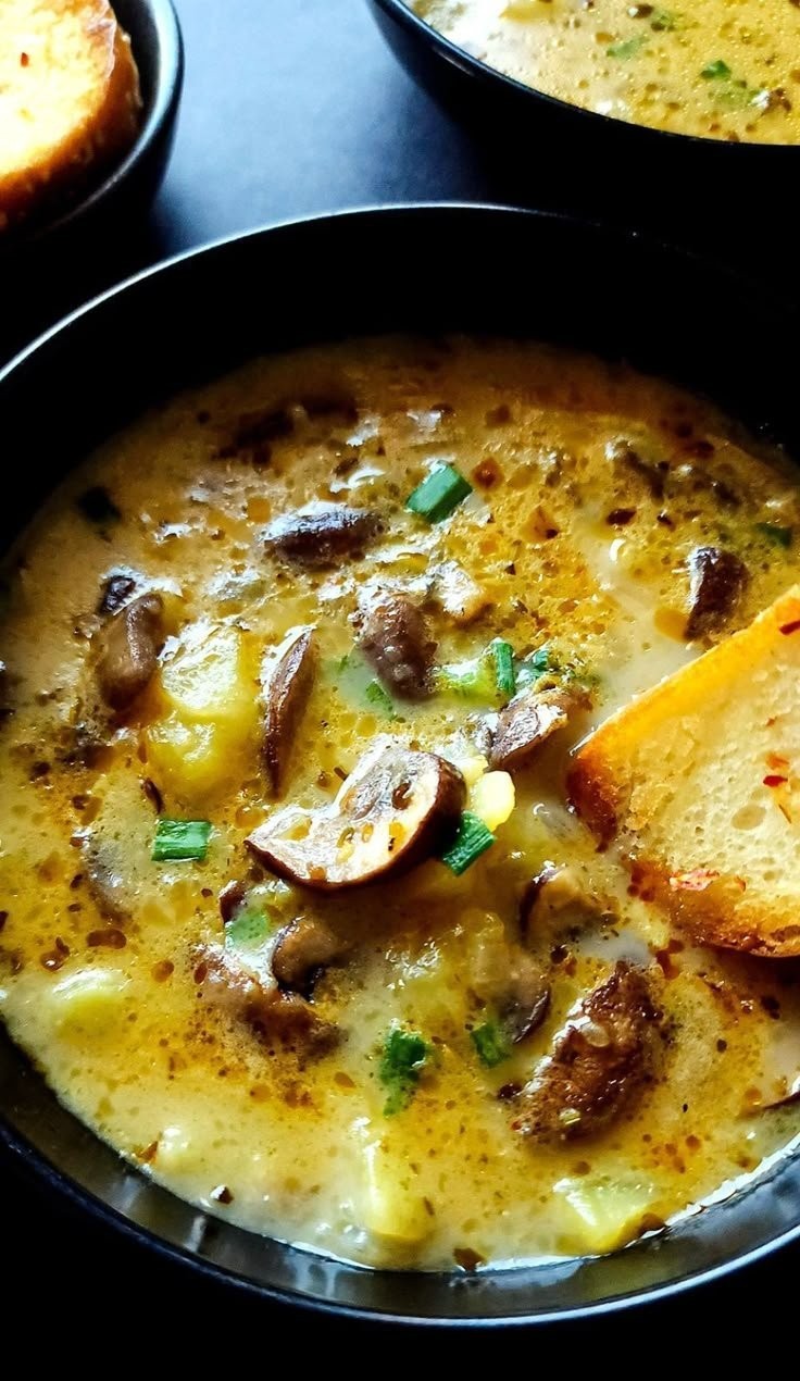Mushroom Potato Soup
