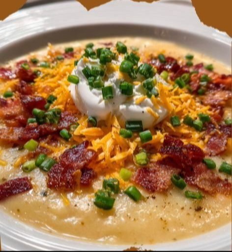 Crockpot Loaded Baked Potato Soup