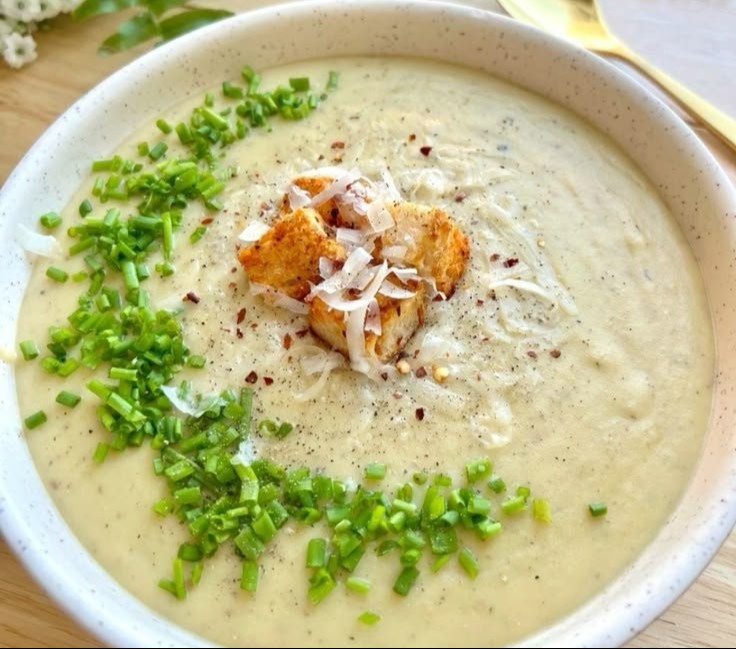 Creamy Roasted Garlic Soup