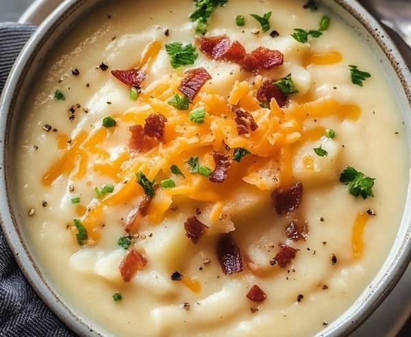 Creamy Cheesy Potato Soup