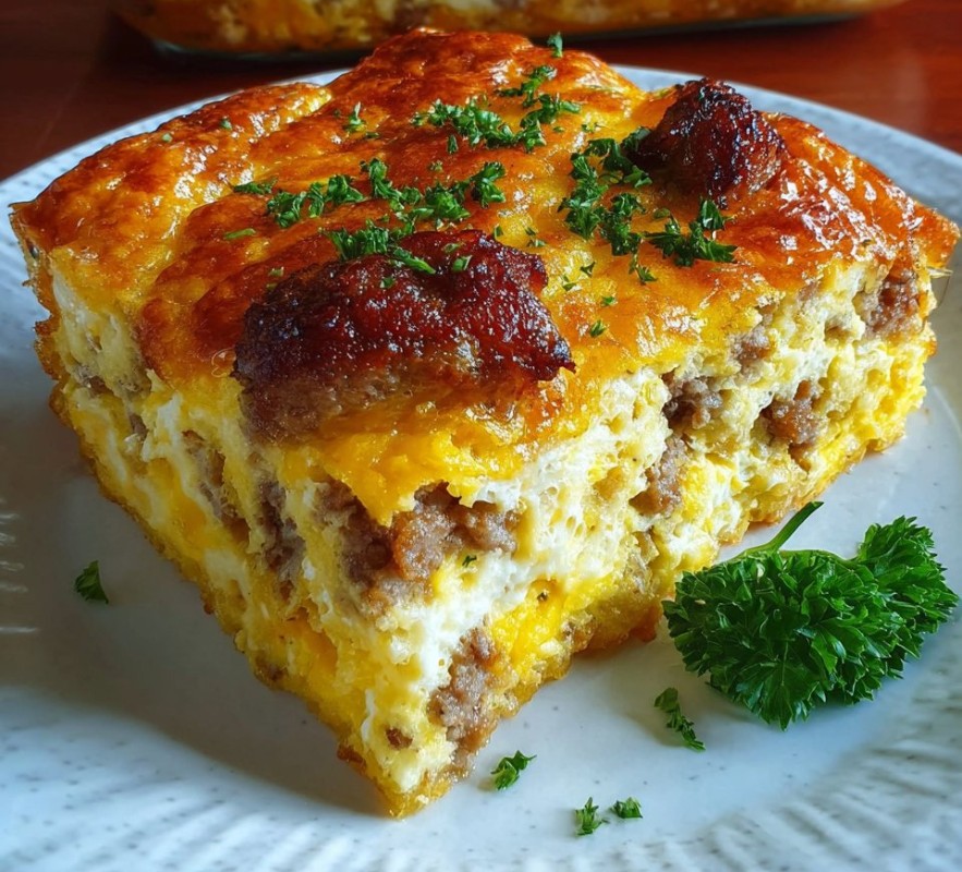 Easy Sausage and Egg Casserole: 6-Ingredient Breakfast Bliss