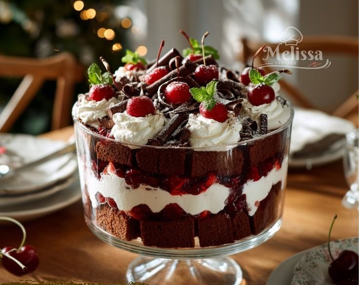 Black Forest Trifle for Christmas: A Showstopping Holiday Dessert