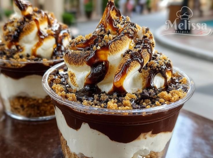 S'mores Layered Delight Cups