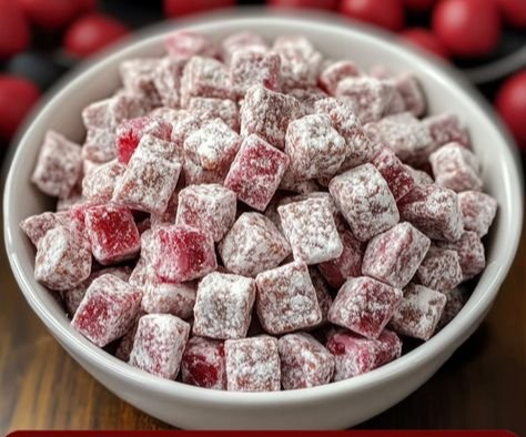 Cherry Cheesecake Puppy Chow