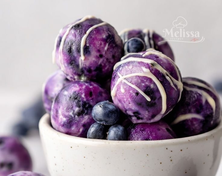 Guilt-Free Blueberry Cheesecake Protein Bites | High-Protein
