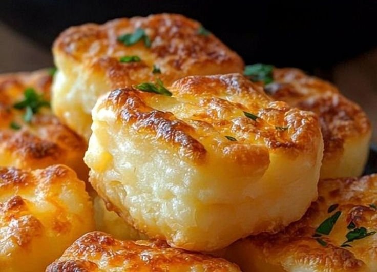 Irresistible Cheesy Potato Puffs
