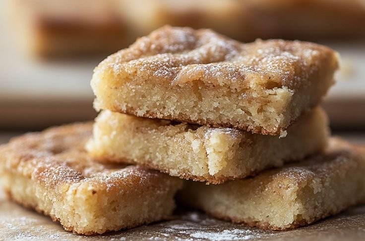 Cinnamon Sugar Blondies