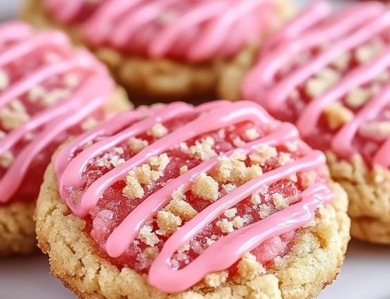 Strawberry Crunch Cookies