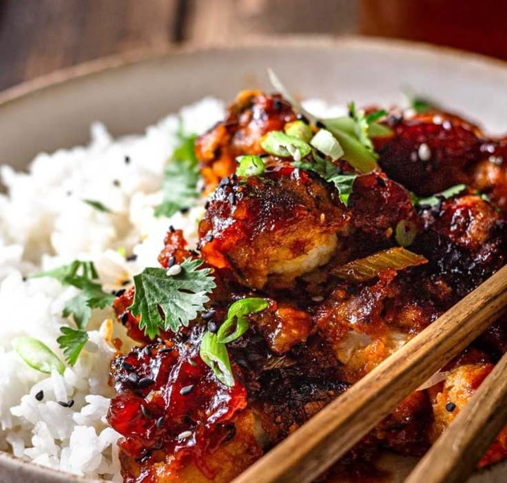 Luftgebackener koreanischer Chili-Blumenkohl (Gochujang)