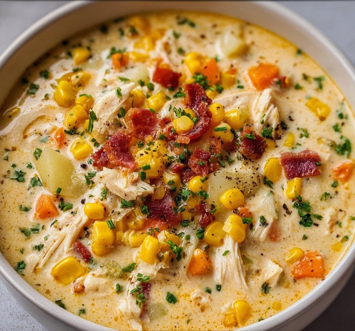 Crockpot Chicken Corn Chowder