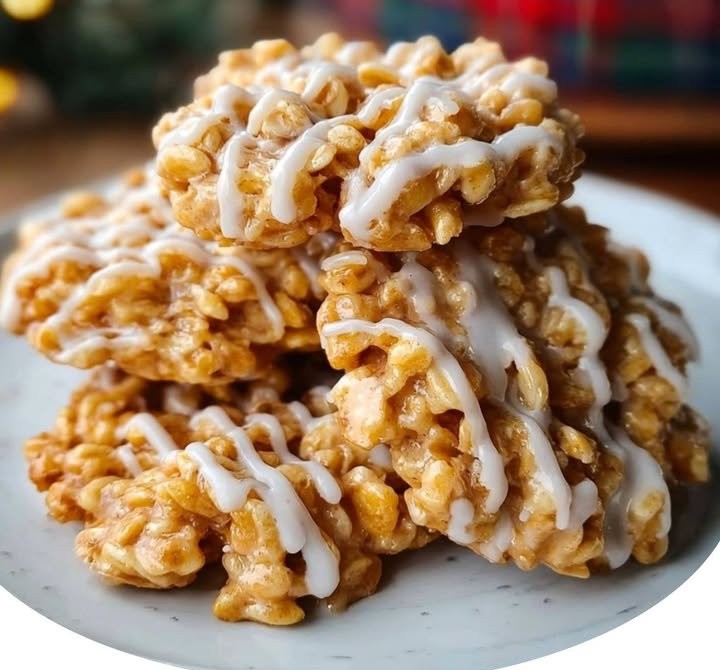 4-Ingredient No-Bake Christmas Crunch Cookies