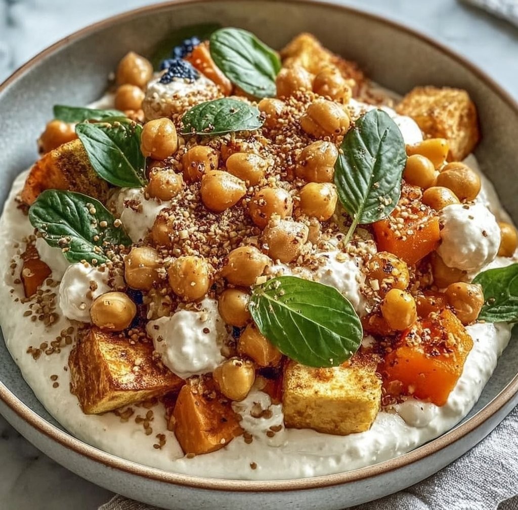 Anti-Inflammatory Glow Bowl with Tahini Yogurt