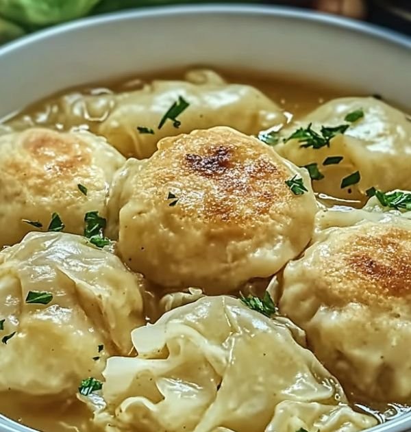 Cozy Dumplings With Cabbage