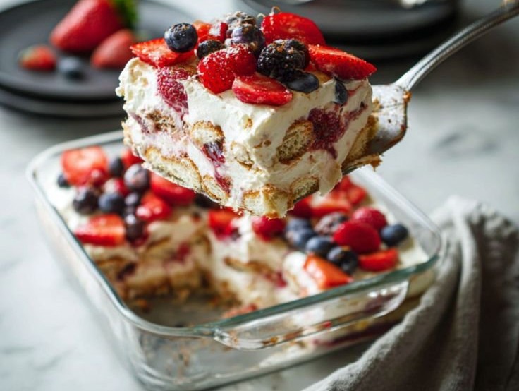 Tiramisu Estival aux Fruits Rouges