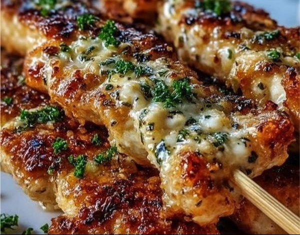 Best Garlic and Parmesan Chicken Skewers Recipe for Air Fryer: Crispy, Juicy, and Full of Flavor!
