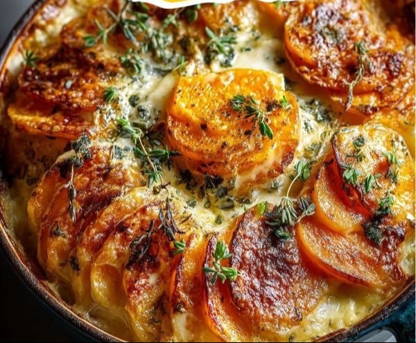Gratin Dauphinois de Butternut – Douceur fondante et réconfort d’automne