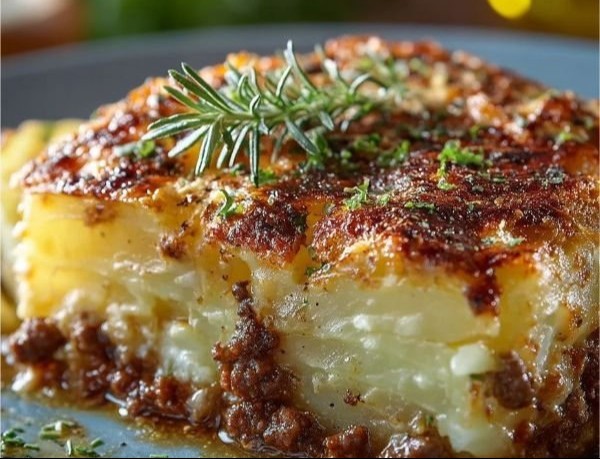 Gratin De Pommes De Terre Au Bœuf Haché