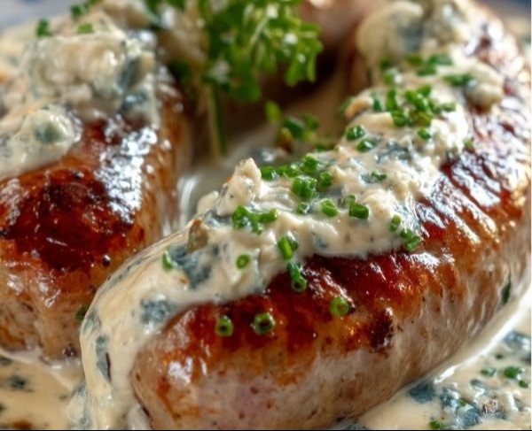 Boudin Blanc à la Crème de Roquefort : Une Recette Gourmande et Élégante
