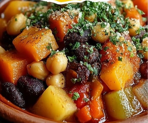 Tajine de légumes d'automne : réconfortant et sain