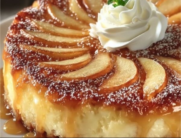 Gâteau flan aux pommes - Recette facile et gourmande