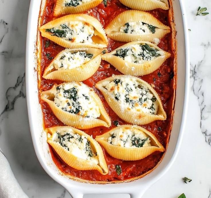 Best Christmas Stuffed Shells