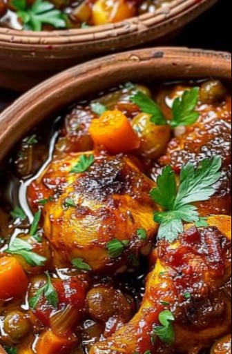 Tajine de Poulet aux Épices : La Recette Marocaine Parfumée, Réconfortante et Facile ! - Recettes chef