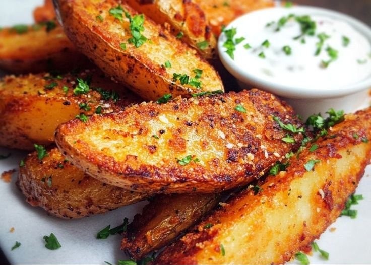 Receta de Papas Wedges Crujientes