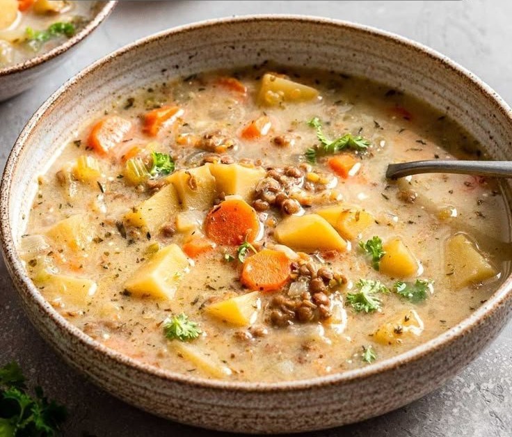 Sopa de Lentejas Vegetariana