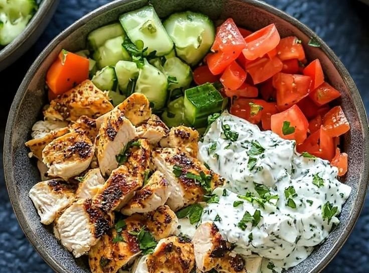 Chicken Tzatziki Bowls