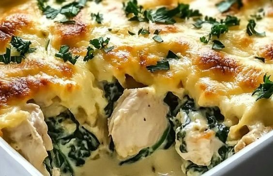 Chicken and Spinach Casserole