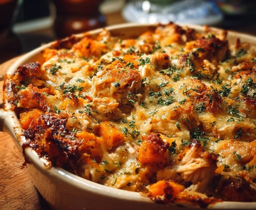Amazing 5-Ingredient Chicken and Sweet Potato Casserole Recipe