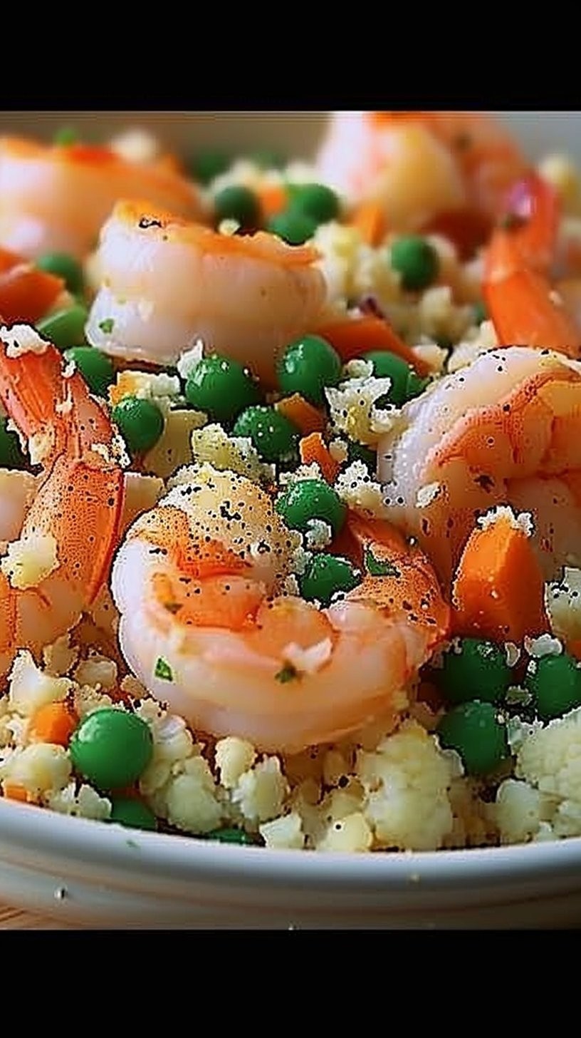 Cauliflower Fried “Rice” with Shrimp: 7 Flavorful Secrets
