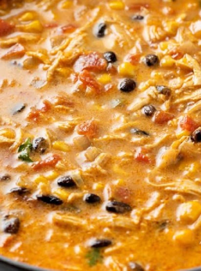 Creamy Chicken Tortilla Soup