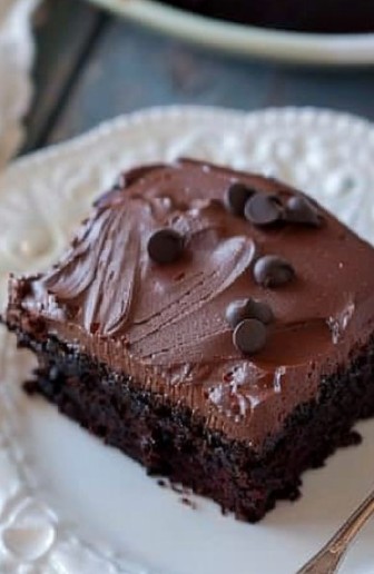 Bizcocho de chocolate sin huevo