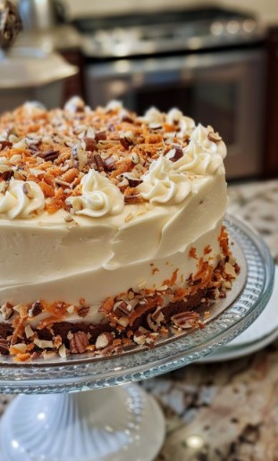 Torta de zanahoria casera