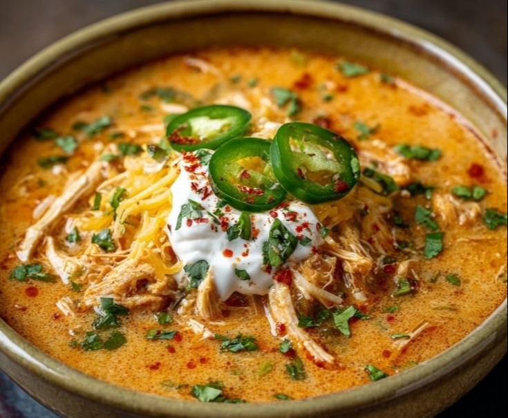 Creamy Chicken Enchilada Soup