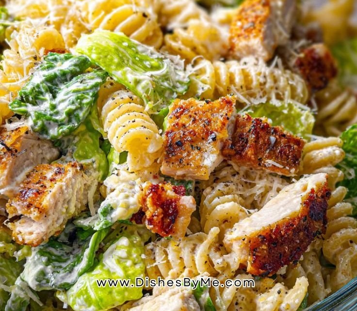 Chicken Caesar Pasta Salad