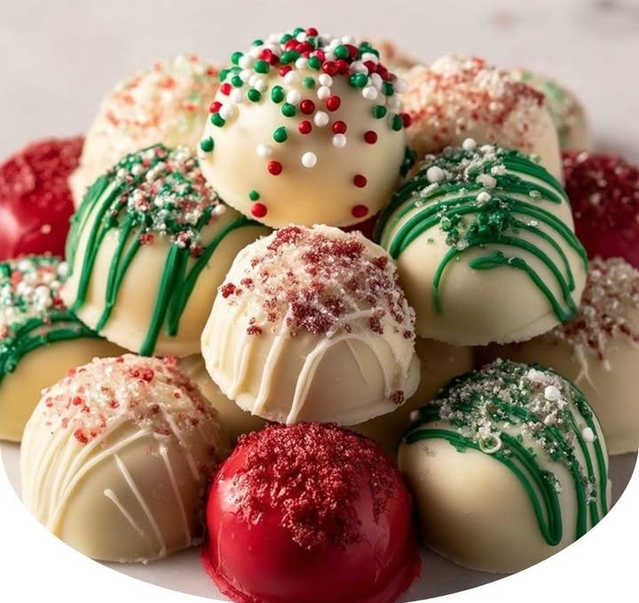 No-Bake Christmas Cheesecake Bites