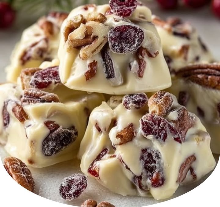 White Chocolate Cranberry Pecan Clusters
