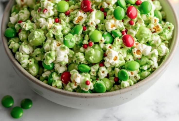 Grinch Popcorn Mix