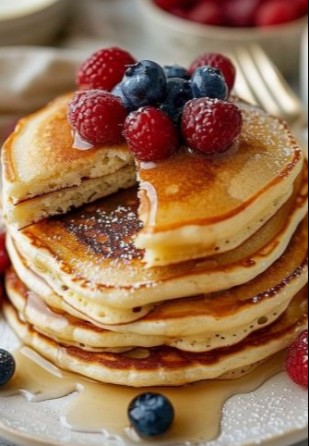 Pancakes Moelleux Sans Repos