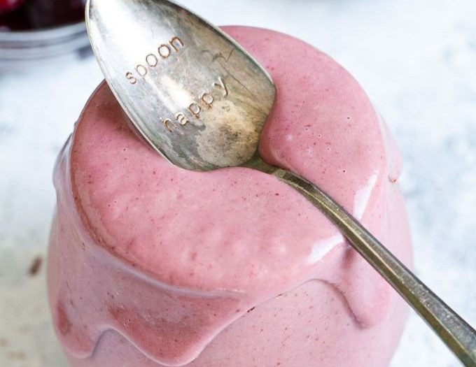 cherry avocado smoothie