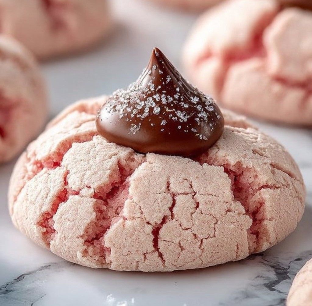 Strawberry Kiss Cookies